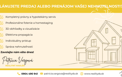 RealityDS - PREDAJ 2 izbového bytu s KRBOM - Školská, Šamorín