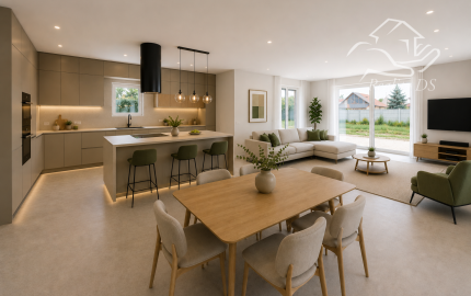 Predaj - 4 izb. NOVOSTAVBA BUNGALOVU  s 3 parkovacími plochami na 5,60 á pozemku, Šamorín