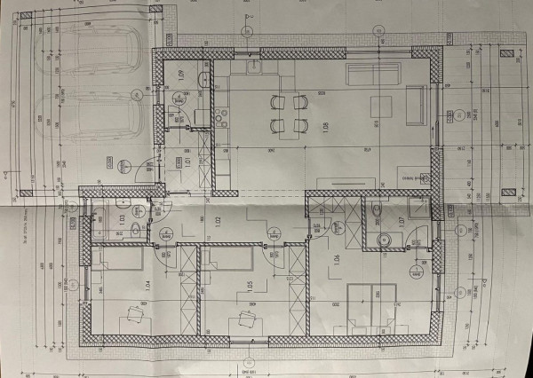 Predaj - 4 izb. NOVOSTAVBA BUNGALOVU  s 3 parkovacími plochami na 5,60 á pozemku, Šamorín