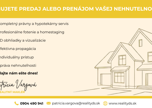 RealityDS - PREDAJ 2 izbového bytu s KRBOM - Školská, Šamorín