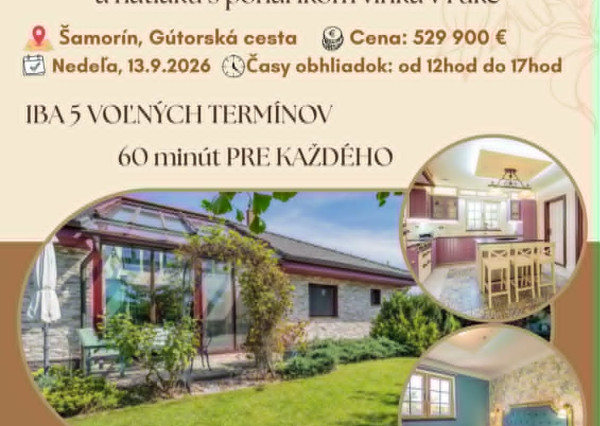 POZVÁNKA NA DEŇ OTVORENÝCH  DVERÍ  v Šamoríne!!!