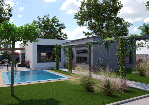 RealityDS – Predaj pozemku 803 m² so starším rodinným domom a projektom 4-izbového bývania s dvojgarážou | Blatná na Ostrove