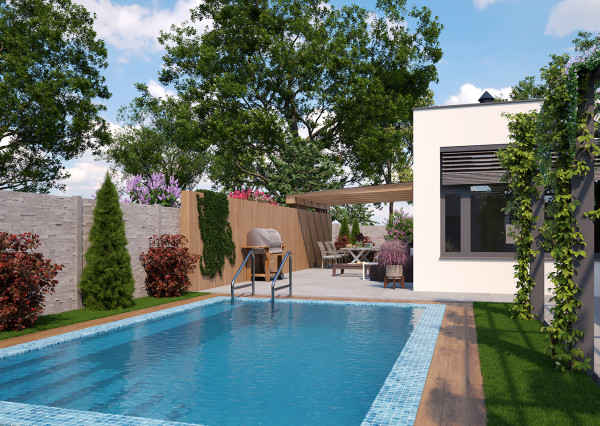 RealityDS – Predaj pozemku 803 m² so starším rodinným domom a projektom 4-izbového bývania s dvojgarážou | Blatná na Ostrove