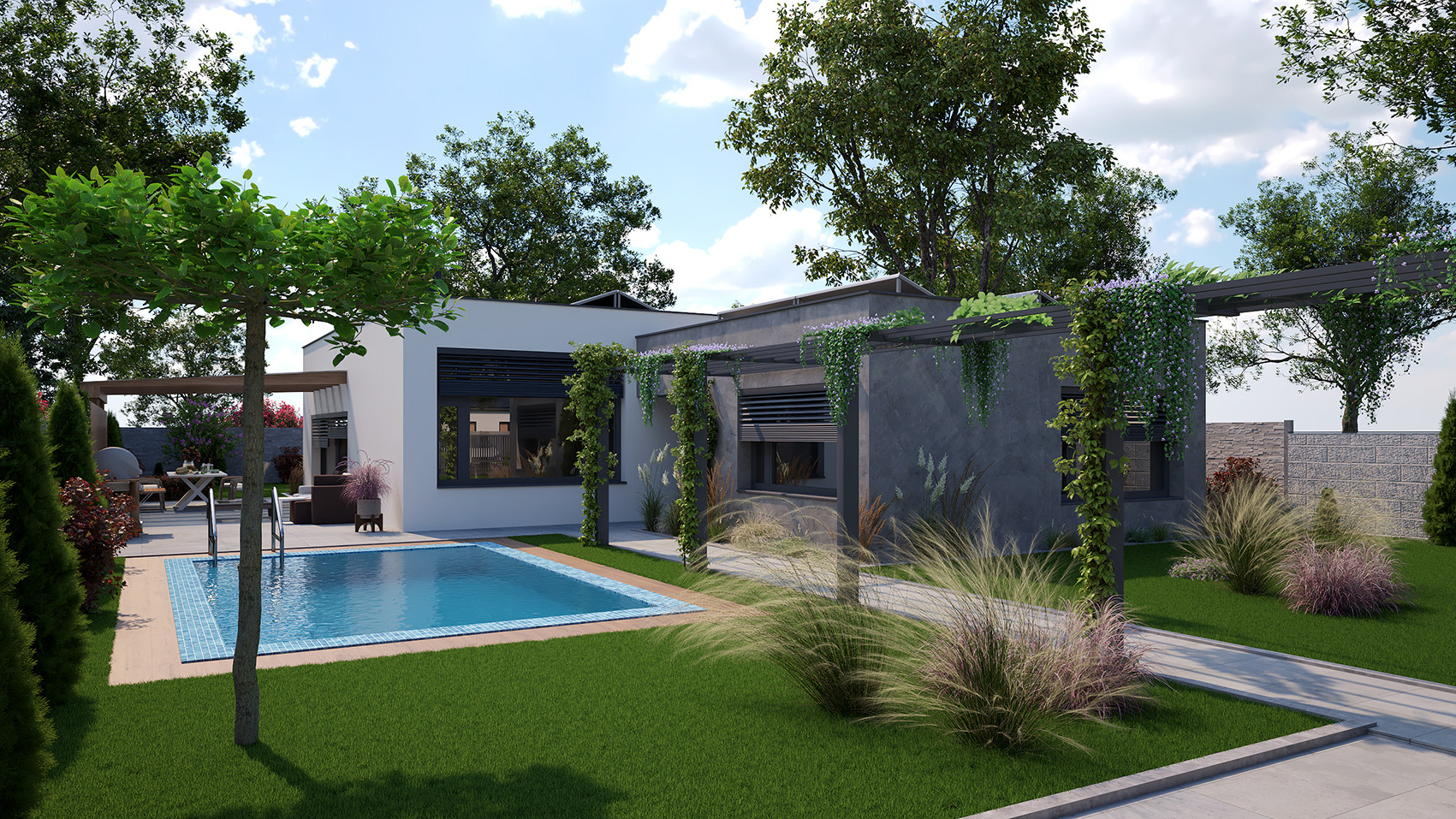 RealityDS – Predaj pozemku 803 m² so starším rodinným domom a projektom 4-izbového bývania s dvojgarážou | Blatná na Ostrove
